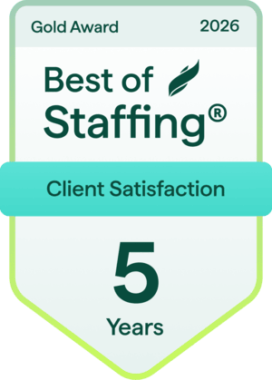 ECLARO - Best of Staffing - Gold Award in Client Satisfaction - 2026